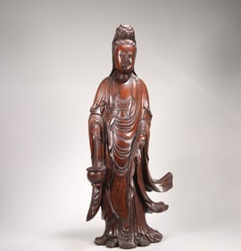 AGARWOOD GUANYIN FROM THE MING DYNASTY