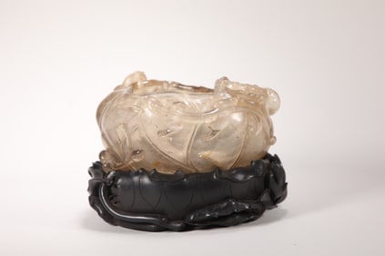 CRYSTAL WASHBASIN FROM THE QING DYNASTY