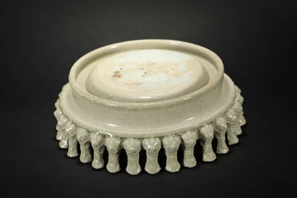 SUI DYNASTY WHITE PORCELAIN INKSTONE