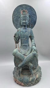 TANG DYNASTY BRONZE BODHISATTVA