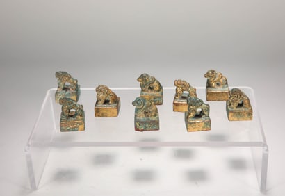 TANG DYNASTY GILT SEAL