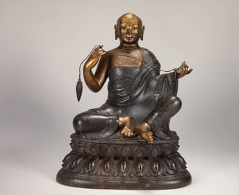 BRONZE ARHAT OF THE QING DYNASTY