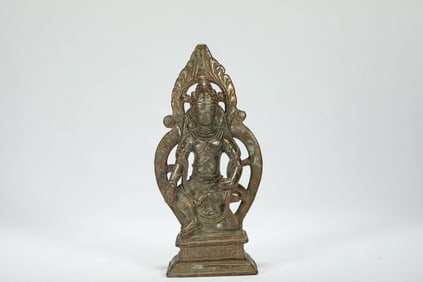 10TH CENTURY KASHMIRI BRONZE BUDDHA STATUE