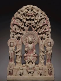 NORTHERN QI DOUBLE-SIDED BACK SCREEN BUDDHA