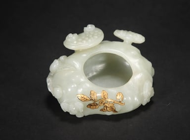 QING DYNASTY HETIAN JADE WASHBASIN