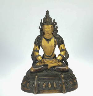 SIX-GRADE BUDDHA STATUE IN THE BUDDHIST BUILDING OF THE QING DYNASTY: Name SIX-GRADE BUDDHA STATUE IN THE BUDDHIST BUILDING OF THE QING DYNASTY Dimensions H:16CM L:12.5CM Condition Additional photographs and Condition reports are provided by request as a c