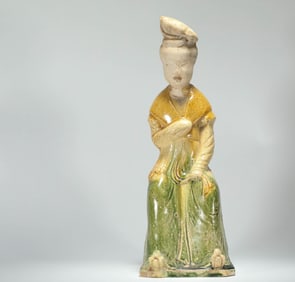 TANG DYNASTY TRI-COLORED FIGURES