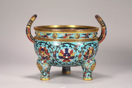 MING DYNASTY CLOISONN? FURNACE
