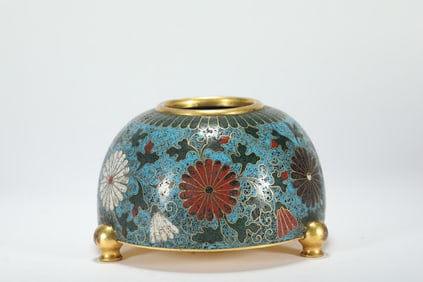 MING DYNASTY CLOISONN? WASHBASIN