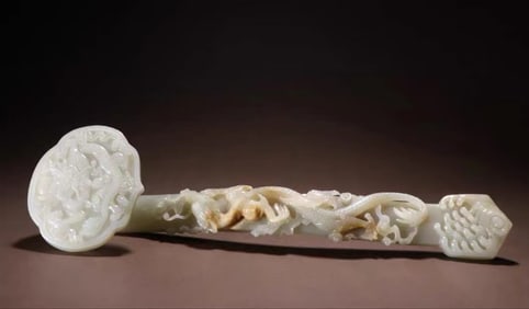 HETIAN JADE RUYI FROM THE QING DYNASTY