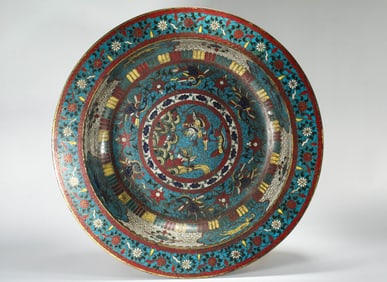 MING DYNASTY CLOISONN? WASHBASIN