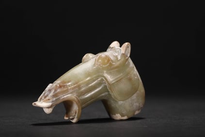 SONG DYNASTY JADE HORSE HEAD