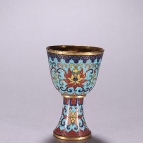 QING DYNASTY CLOISONN? CUP