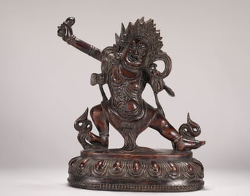 AGARWOOD BUDDHA STATUE FROM THE QING DYNASTY