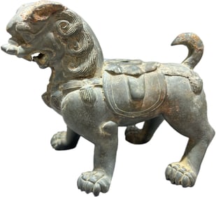 TANG DYNASTY BRONZE LION