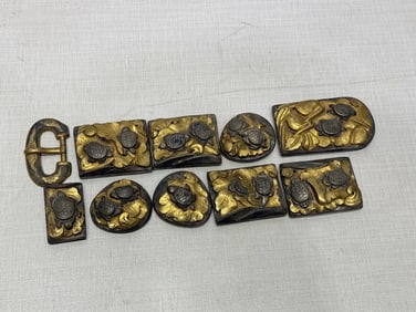 GILDED PLATE FROM THE TANG DYNASTY
