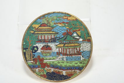 QING DYNASTY CLOISONN? MIRROR