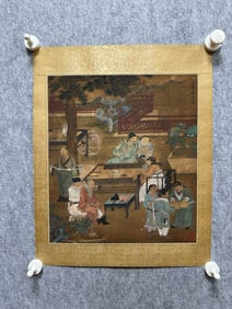 ZHAO MENGFU SILK FIGURE