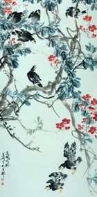 A Painting of the Courtyard Window by Wang Xuetao