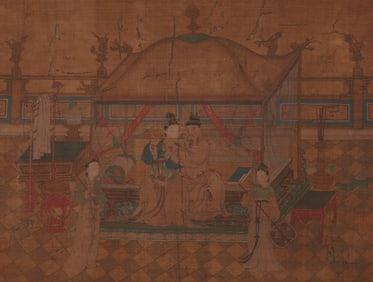 A Figure painting by an unknown artist