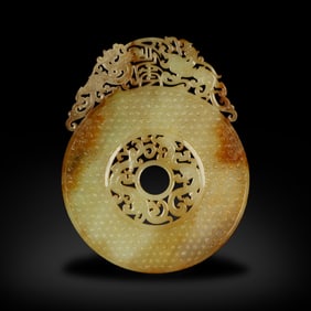 Qing Dynasty Hetian Jade Seed Material Snuff Bottle