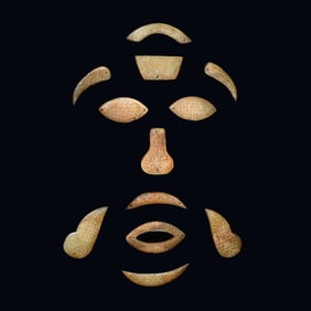 Han Dynasty a set of jade face cover
