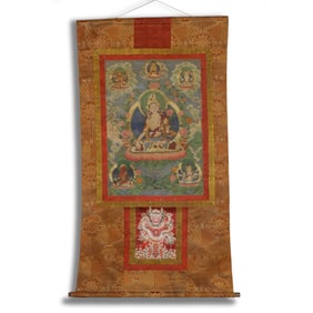 Qing Dynasty Thangka depicting White Tara