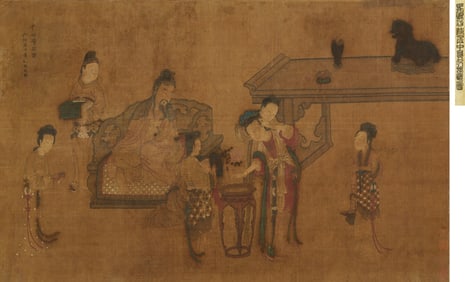 AN ANCIENT CHINESE FIGURE PAINTING OF MA ZHEN
