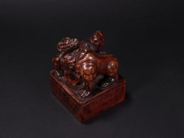 QING DYNASTY AGARWOOD SEALS