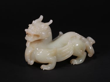 WHITE JADE AUSPICIOUS BEASTS OF THE HAN DYNASTY