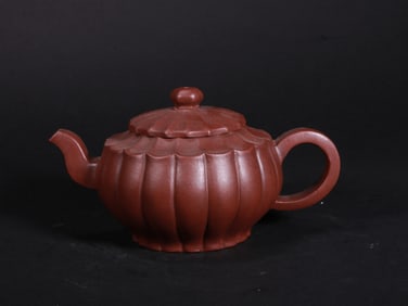 PURPLE CLAY TEAPOT