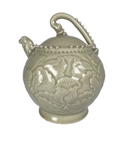 YAOZHOU KILN REVERSING POT IN SONG DYNASTY