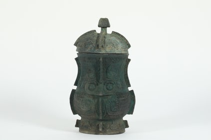 WARRING STATES BRONZE PUPPET