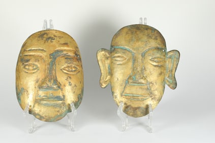 LIAO DYNASTY GILDED MASK