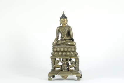 MING DYNASTY ALLOY COPPER SAKYAMUNI