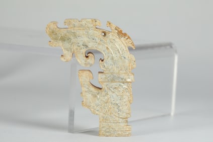 JADE DEITY STATUE OF SHIJIAHE CULTURE