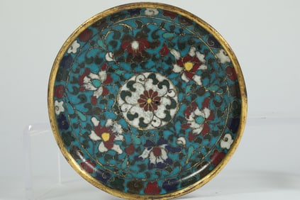 MING DYNASTY CLOISONN? PLATE