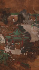 Qiu Ying Figure Story Painting