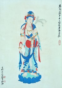 Zhang Daqian Buddha Painting