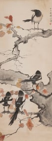 Xu Beihong?Magpies on Blossom Branches?