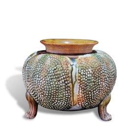 Tang Dynasty Tri-color three-footed fu
