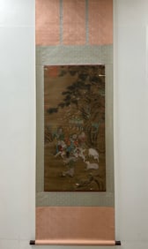 QIU YING'S CHARACTERS ON SILK