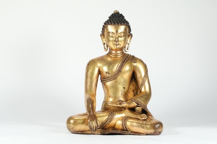 EARLY MING DYNASTY MALA BUDDHA