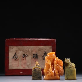 SHOUSHAN STONE TIANHUANG SEAL FROM THE OLD COLLECTION