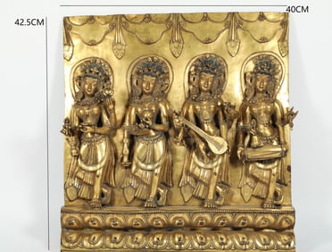 STATUE OF THE OFFERING GODDESS AT DANSATI TEMPLE