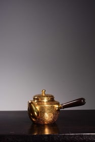 JINGYI SILVER GILDED TEAPOT