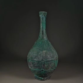 WARRING STATES BRONZE BOTTLE