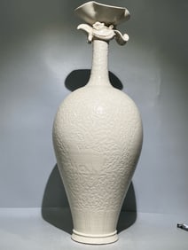 SONG DYNASTY DING WARE PHOENIX-HEAD VASE