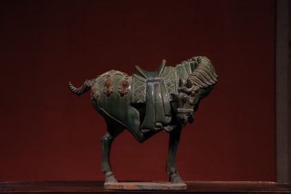 TANG DYNASTY TRICOLOR GLAZED HORSE