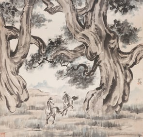 Xu Beihong?Two Fine Horses?